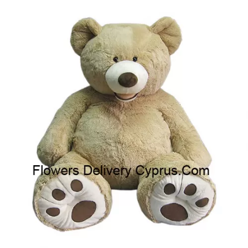A Giant 4 Feet (48 Inches/122 Centimetre) Tall Brown Teddy Bear